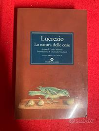 Lucrezio, La natura delle cose (Mondadori)