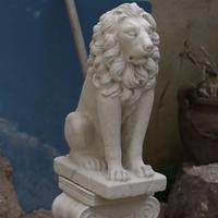 Statu leone in cemento 60cm