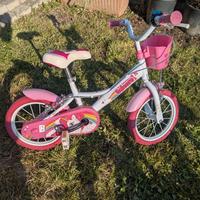 bicicletta da bambina unicorno Dino bikes r 14