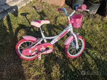 bicicletta da bambina unicorno Dino bikes r 14
