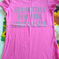 T-shirt aeropostale fucsia taglia S