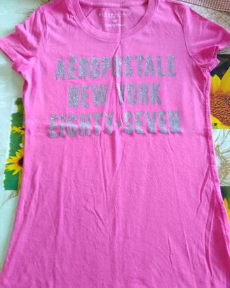 T-shirt aeropostale fucsia taglia S