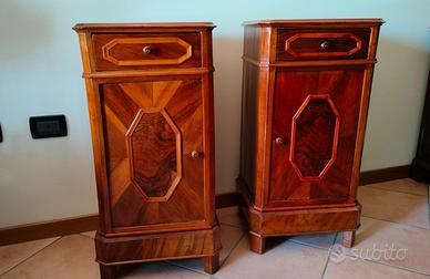 2 comodini umbertini restaurati dei primi '900