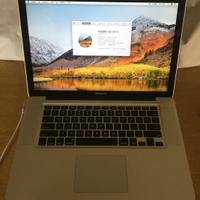 Macbook Pro i7 2.2GHz 16GB RAM 500GB HD 15 POLLICI