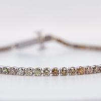 Bracciale in ORO18 CARATI 2.56ct Diamanti naturali