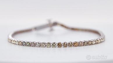 Bracciale in ORO18 CARATI 2.56ct Diamanti naturali