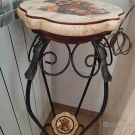 lampada e piedistallo via veneto 