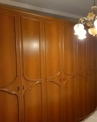 Armadio 6 ante in legno color noce miele – già smo