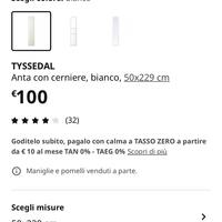Anta legno bianco Ikea