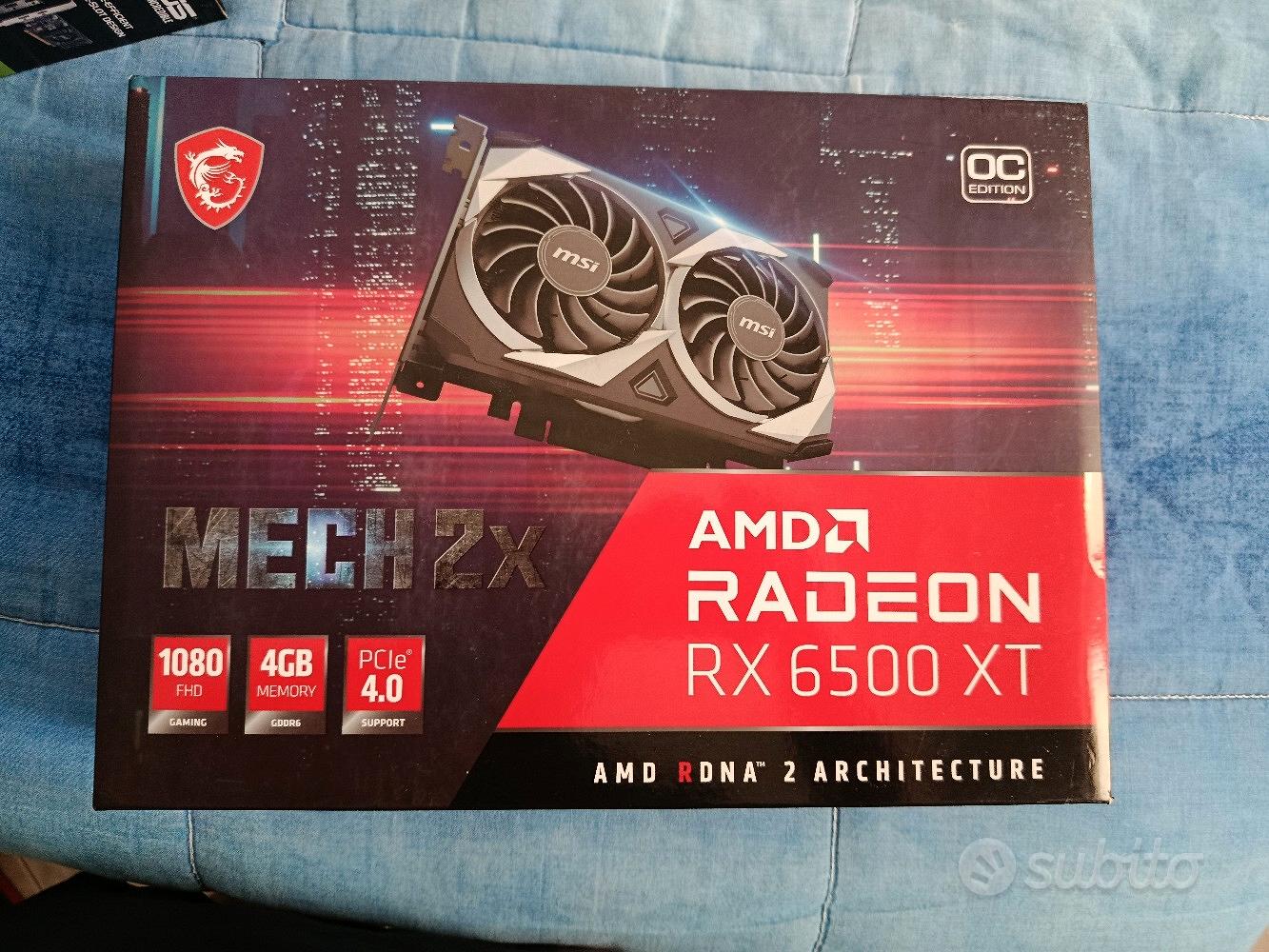 MSI AMD Radeon RX 6500XT - Informatica In vendita a Sud Sardegna