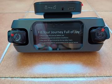 Dash Cam Auto 4K 4 Canali con WiFi, App e GPS
