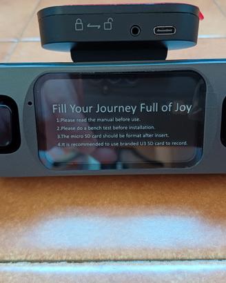 Dash Cam Auto 4K 4 Canali con WiFi, App e GPS