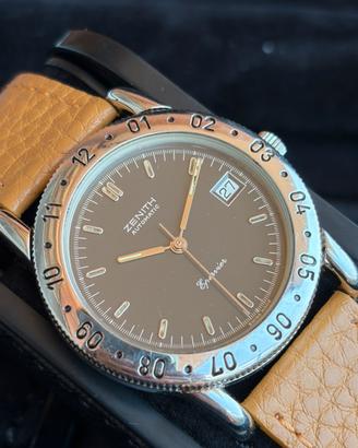 Zenith Epervier 35mm automatic grey dial vintage