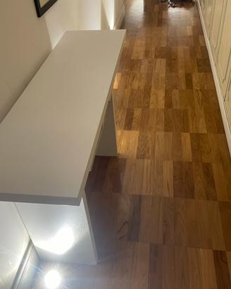 Tavolo consolle apribile legno bianco