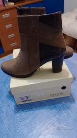 stivale corto da donna Marrone lucido numero 39