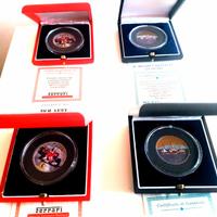500 lire Bolaffi Caravelle a colori e Ferrari 2004