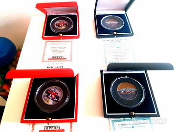 500 lire Bolaffi Caravelle a colori e Ferrari 2004