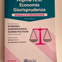 9788848320184 Alpha Test economia giurisprudenza