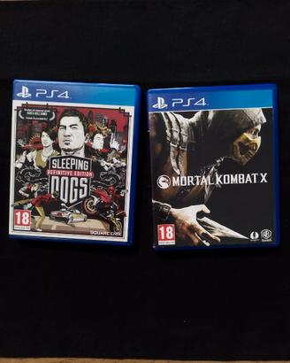 Mortal Kombat X e Spleeping Dogs