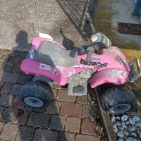 quod elettrico più biciclette per bimba