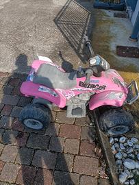 quod elettrico più biciclette per bimba