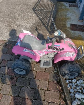 quod elettrico più biciclette per bimba