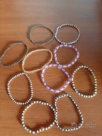 10 bracciali elastici
