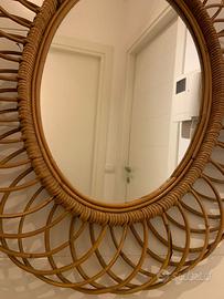 specchiera ovale Franco Albini, Italia, anni '60