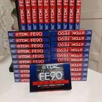 30 Tdk FE 90 Ferric cassette vergini