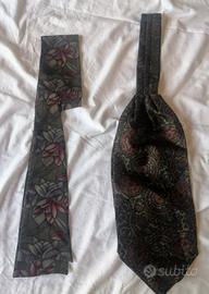 Coppia di Foulard/Cravatte da Donna in Seta