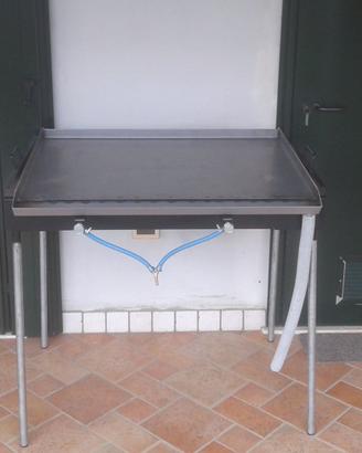 Barbecue piastra a gas 90x66 in ferro (nuovo)