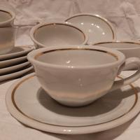 Set tazzine da the ceramica  Amleto Missaglia 