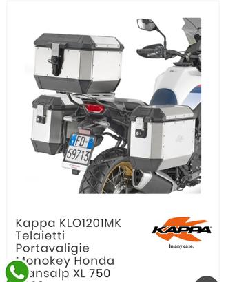 Valigie e telaiHonda Transalp 750