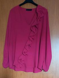 blusa fucsia