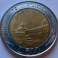 Monete della Repubblica Italiana 500 e 1000 LIRE