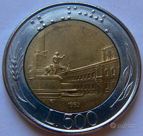 Monete della Repubblica Italiana 500 e 1000 LIRE