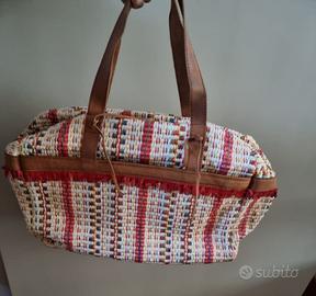 borsoni donna in tessuto