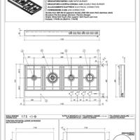 Piano cottura Barazza 1PLE3D