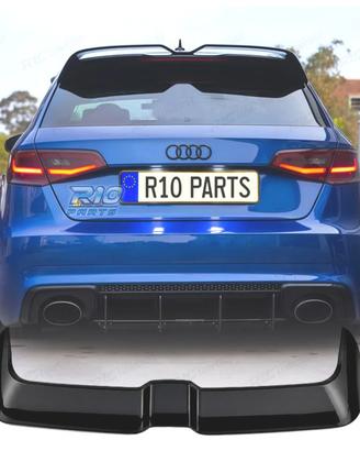 ALETTONE AUDI A3 8V 12-20 LOOK OETTINGER NERO LUCI