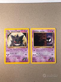 Sabrina’s Gengar Holo + Gastly Gym Heroes 2000