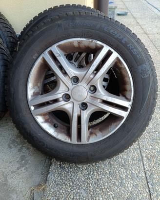 4 PNEUMATICI INVERNALI M+S HANKOOK 165/70R14 81T