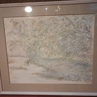 Laguna Venezia 1975 strappo d'affresco