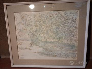 Laguna Venezia 1975 strappo d'affresco