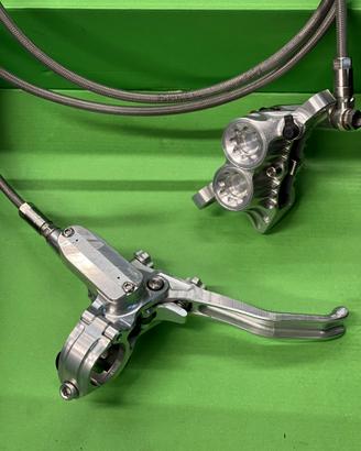 Impianto frenante completo MTB/DH Hope tech4 V4