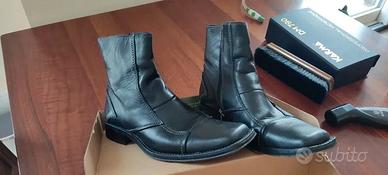 stivali vera pelle artigianali uomo