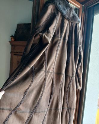 Cappotto donna in montone - pelle e pellicia