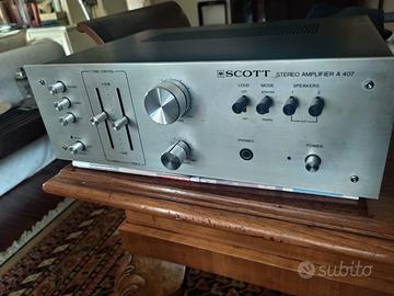 HH Scott A-407 amplificatore made in usa