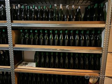 Bottiglie vetro vino usate