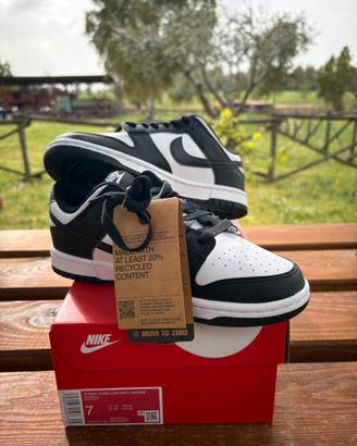 Nike Dunk Low Panda Next Nature EU 38 NUOVE con ca