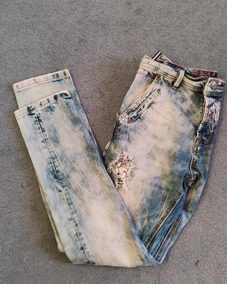 jeans strappati azzurri 